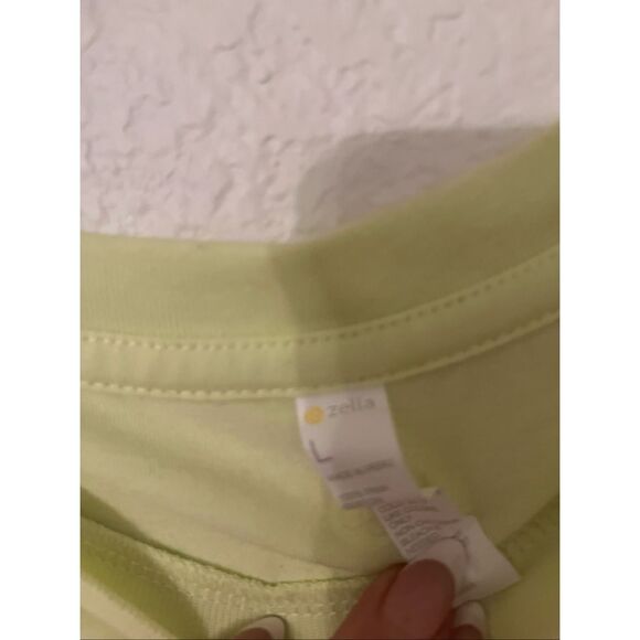 Zella Adjustable Ruched Pima Cotton T-Shirt NEW NWT - Picture 7 of 8